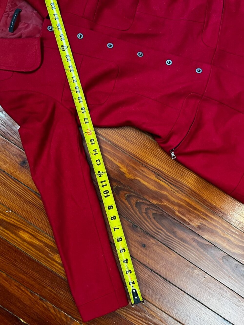 Red Wool Coat - Picture 8 of 12